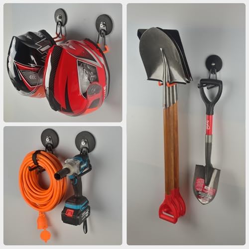 MUTUACTOR Upgraded Magnetic Hooks Heavy Duty, 40lbs Anti-Scratch Garage Large - Image 2