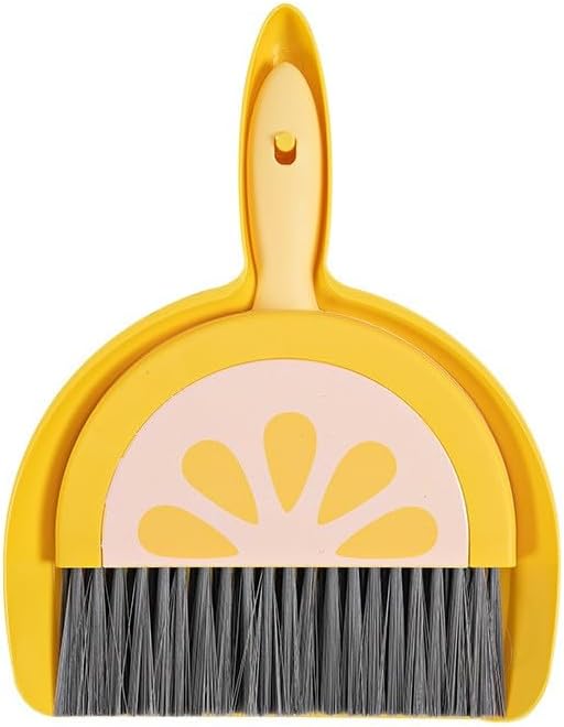 Mini Dustpan and Broom Set Compact Watermelon Lemon Small Hand Dustpan and by simplmasygenix