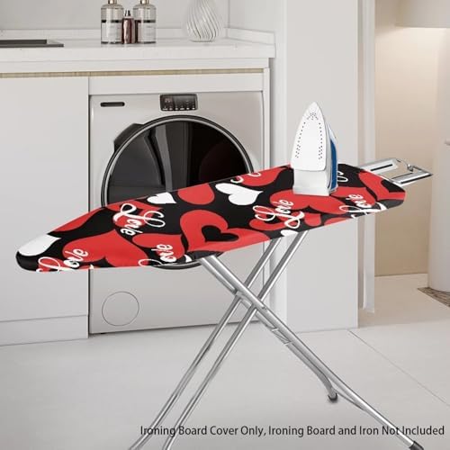 Red Heart Ironing Board Cover Standard Size Valentines Day Washable Ironing - Image 2