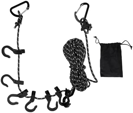 16.4ft Portable Travel Clothesline - Image 6