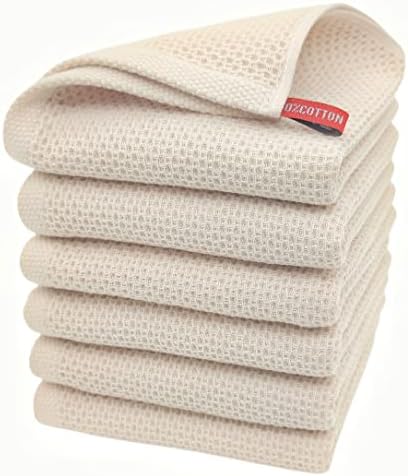 Kitchen Hand Towels 100% Cotton Waffle Weave Dish Towel by Unknown