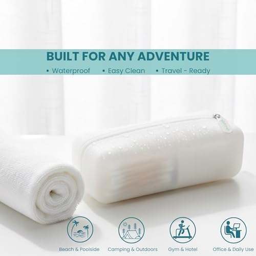 Cotton Pad Swab Travel Case, 2-in-1 Waterproof Organizer - Image 3