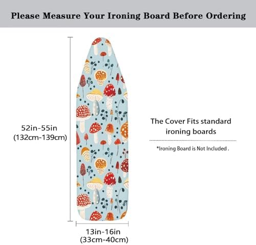 Cute Mushroom Ironing Board Cover Dust Covers Standard Ironing Board Full Size - Image 5