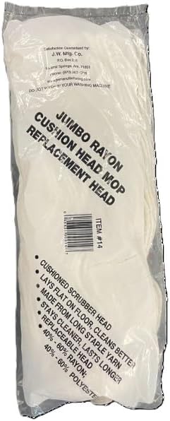 Jumbo Rayon Replacement Mop Head 10-Pack - Image 3