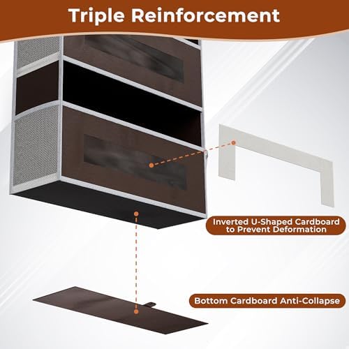 2 Pack 5 Tier Over the Door Organizer - Image 3