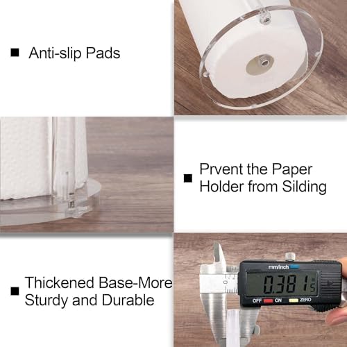 Acrylic Paper Towel Holder, Premium Stand - Image 3