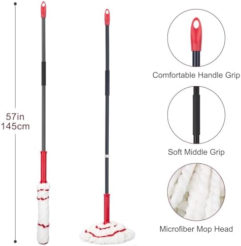 KeFanta Self Wringing Twist Mop, Easy Wringing Mop - Image 6