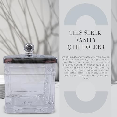 Clear Transparent Hotel Style Apothecary Tempered Glass Canister Jar W/ Matte - Image 5
