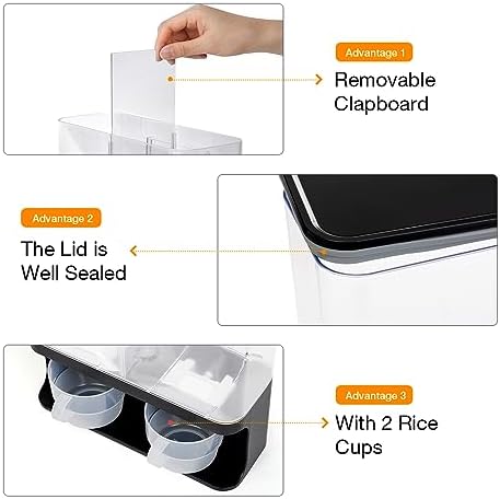 Laundry Scent Boosters Beads Dispenser, Conwomin Wall Mounted Laundry Detergent - Image 4