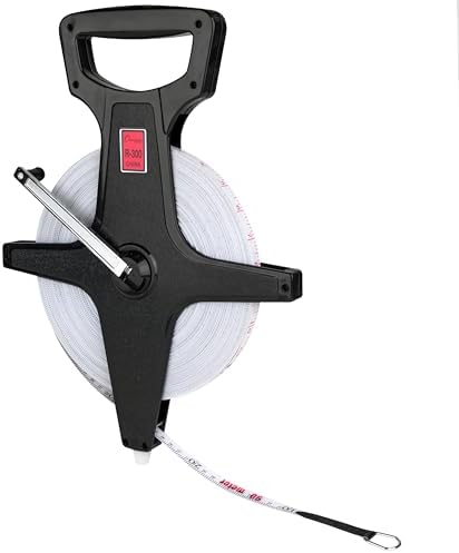 Champion Sports Open Reel Measuring Tapes – Durable Hand Crank - Image 2