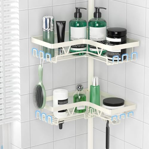 DAOYA Corner Shower Caddy Tension Pole - Image 3
