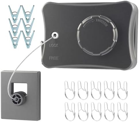 Retractable Clothesline Indoor Clothes Line by WaWacomp