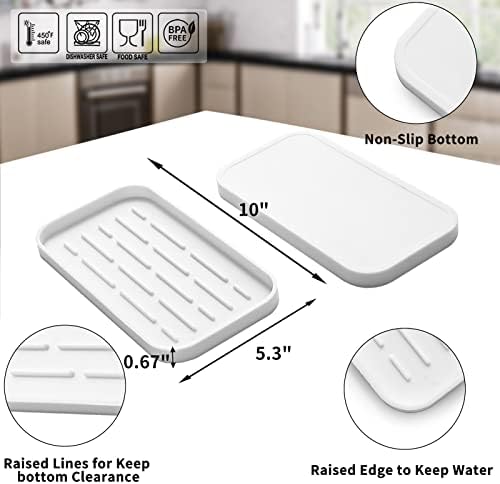 MicoYang Silicone Kitchen Sink Organizer Tray - Image 2