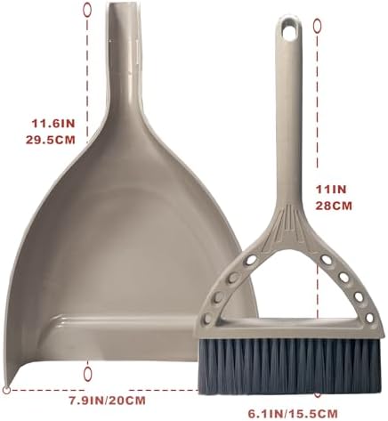 Mini Broom and Dustpan Set Small Dust pan and Brush Set Perfect - Image 7