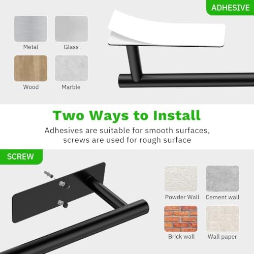 SetSail Paper Towel Holder, Under Cabinet & Wall Mount Design 13 inch - Image 5