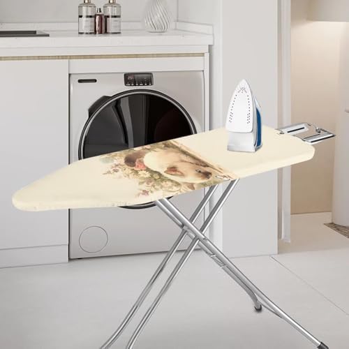 Kawaii Siamese Kitten Ironing Board Cover 54x15 inches, Cute Cat Beige - Image 2