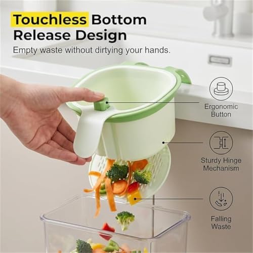 Sink Drain Strainer Self-Cleaning Faucet Hanging Filter Basket - Image 3