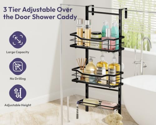 SWTYMIKI Over the Door Shower Caddy - Image 2