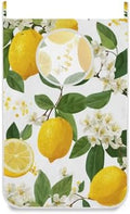 Lemon Branch Flower Hanging Laundry Hamper Door Hampers Bag Basket by Tatenale