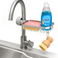Kitchen Sink Sponge Holder over Faucet Caddy Organizer by Seltomer