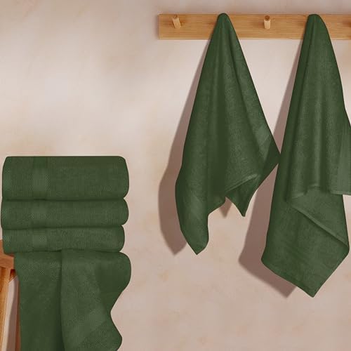 GLAMBURG Ultra Soft 6-Piece Hand Towel Set 16x28-100% Ringspun Cotton - Image 3