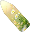 Nuxovilar White Daisy Yellow Floral Ironing Board Cover 15x54 by Nuxovilar