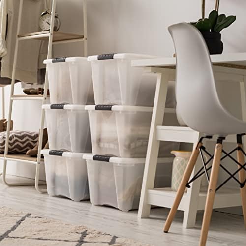 IRIS USA 6-Pack 32 Quart Storage Bins - Image 6