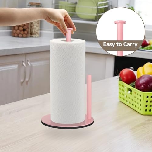 Paper Towel Holder Pink, Stainless Steel, - Image 5