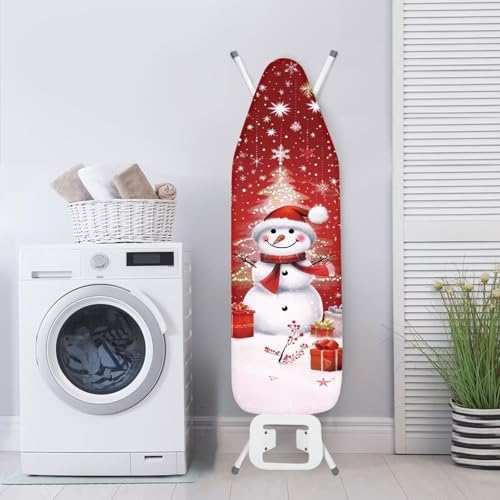 Snowman 15x54 Ironing Board Cover and Pad Elastic Edge Applicable Standard Size - Image 3