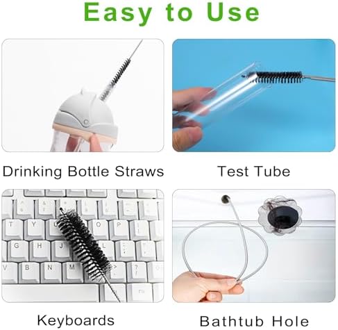 CiaraQ11-Piece Black Tube & Pipe Cleaning Brush Set - Image 7
