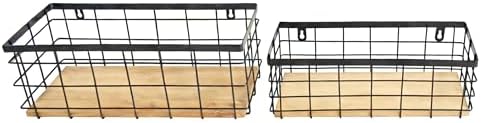ShabbyDecor Metal Wire Basket for Kitchen Cabinets by ShabbyDecor