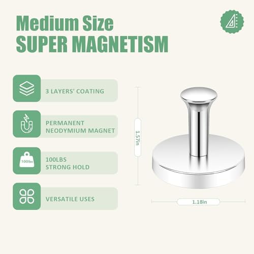 Neosmuk Magnetic Hooks Steel Tube Design - Image 6
