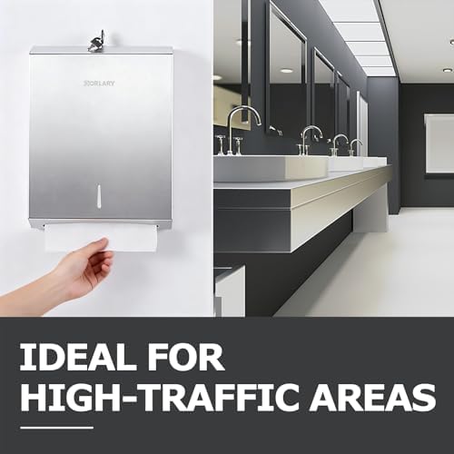 Gorlary Paper Towel Dispenser Wall Mount Commercial - Image 6