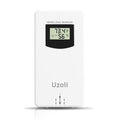 Uzoli Weather Station Sensor, Wireless Remote Sensor, Temperature Humidity Transmitter, Indoor Outdoor Thermometer Sensor, Indoor Outdoor Wireless Remote Sensor