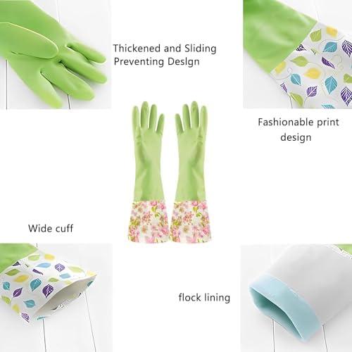 KINGFINGER Rubber Latex Waterproof Dishwashing Gloves - Image 3