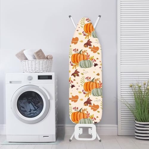 Fall Pumpkin Ironing Board Cover Dust Cover, Autumn Maple Leaves Iron Board - Image 4