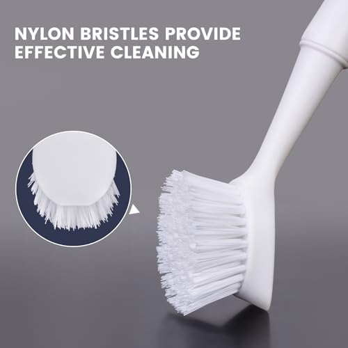 Dish Brush 2 Pack Dish Scrub Brush and 2 Pack Grout Brush - Image 4