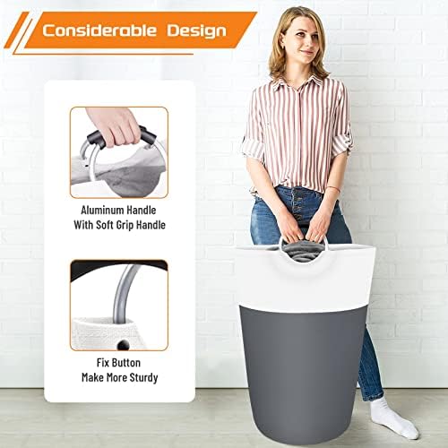 BlissTotes Laundry Basket, Laundry Hamper, Collapsible Laundry Baskets - Image 5