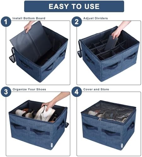Moteph Shoe Organizer Closet Storage Solution - Image 5