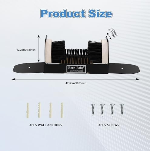 Portable Boot Scrubber with Fold-Out Footboards | No Mounting Required - Image 6