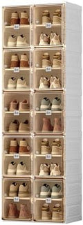 ANTBOX Shoe Organizer Storage Box, Portable Folding Shoe Rack by ANTBOX