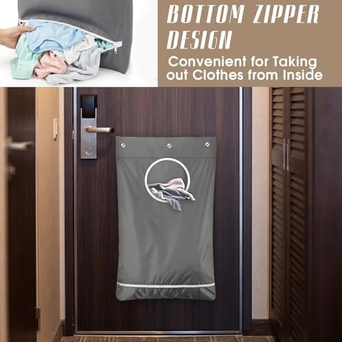 2 Pack Magnetic Hanging Laundry Bags - Image 3