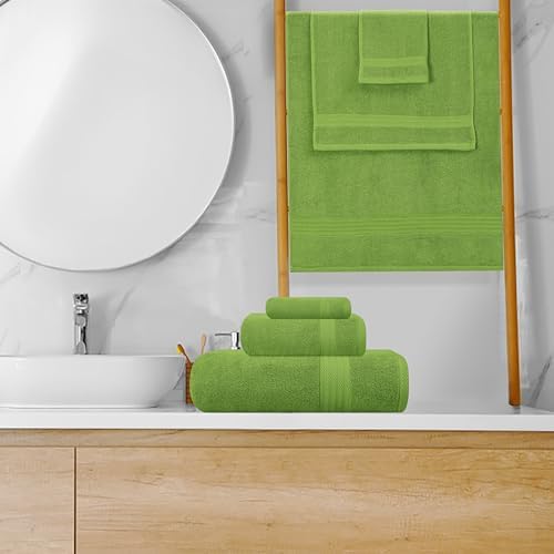 GLAMBURG Ultra Soft 8-Piece Towel Set - Image 4