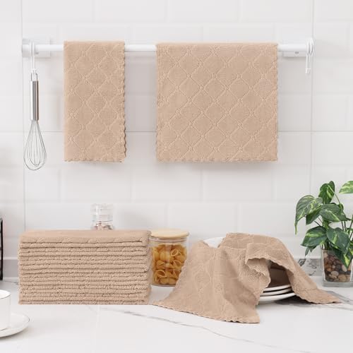 Homaxy 12 Pack Super Soft Absorbent Dish Towels - Image 6