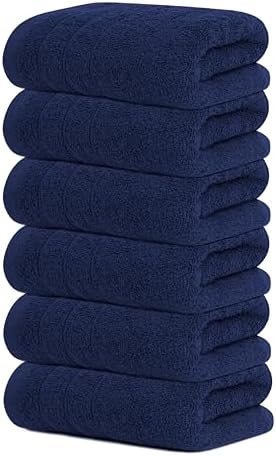 Tens Towels 6 Piece Hand Towels Set 16 x 28 Inches by TensTowels