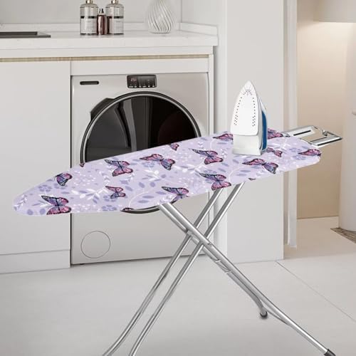 Flashideas Butterfly Print Ironing Board Cover and Pad Standard Size Ironing - Image 2