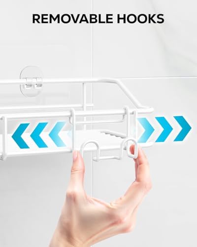 Nieifi Shower Caddy Adhesive, Shower Shelves, Shampoo Holder - Image 5