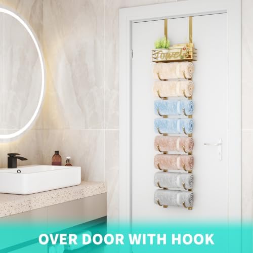 HapiRm Towel Racks for Bathroom Storage - Image 4