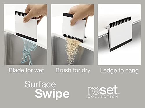 Kohler K-6379-0 Kitchen Sink Squeegee and Countertop Brush, Cleans Wet and Dry - Image 3