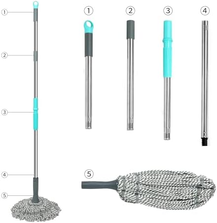 Self Wringing Mop Floor Cleaning Easy Squeeze Twist Mop - Image 6